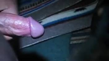 Guy deepthroating a obedient female dog on webcam