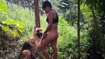 Intense doggy style fucking with a perverse Latina