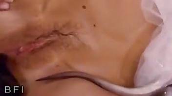 Fun-loving blonde fucks eels and more