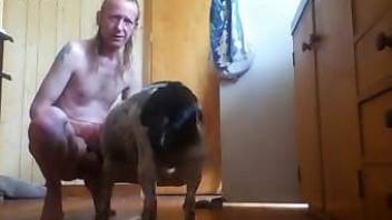 Older man fucking animals on camera